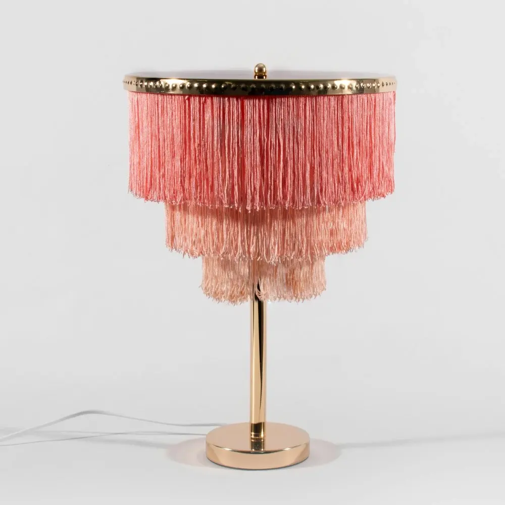 Ombre Fringe Table Lamp