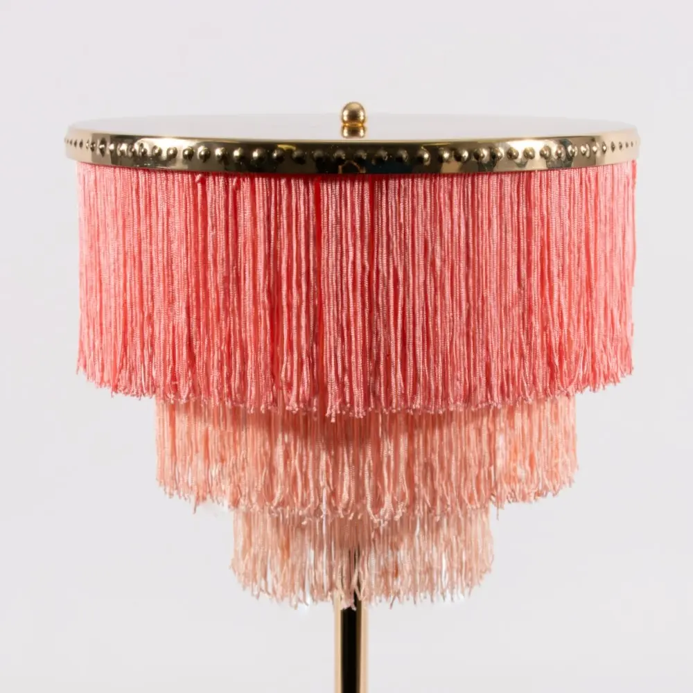 Ombre Fringe Table Lamp