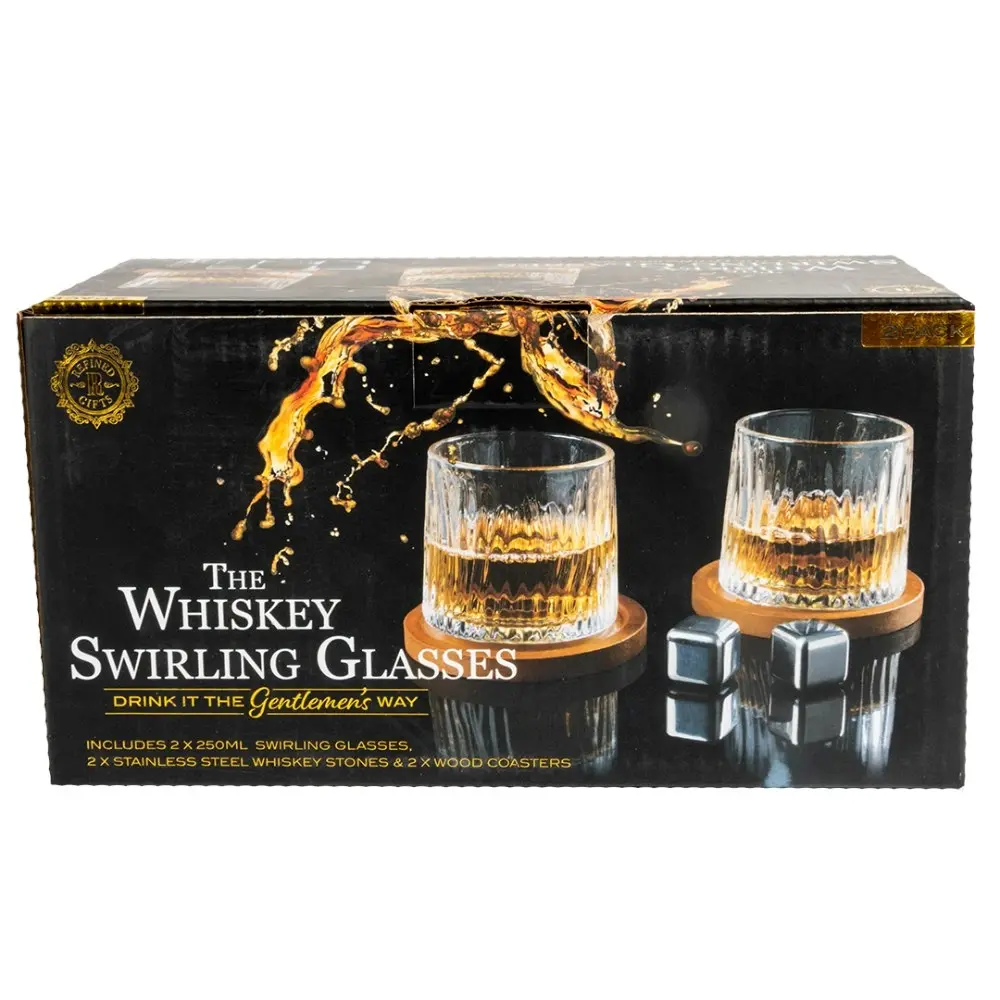 Refined Gifts Whiskey Swirling Glasses