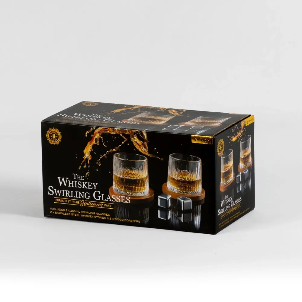 Refined Gifts Whiskey Swirling Glasses