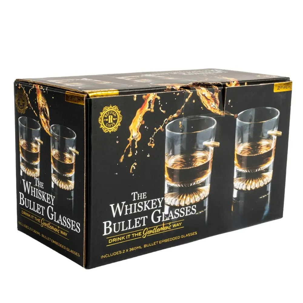 Whiskey Bullet Glass New Edition Pack of 2