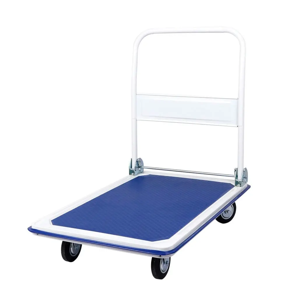 Traderight Folding Platform Trolley Hand Truck Foldable Cart Heavy Duty 300kg