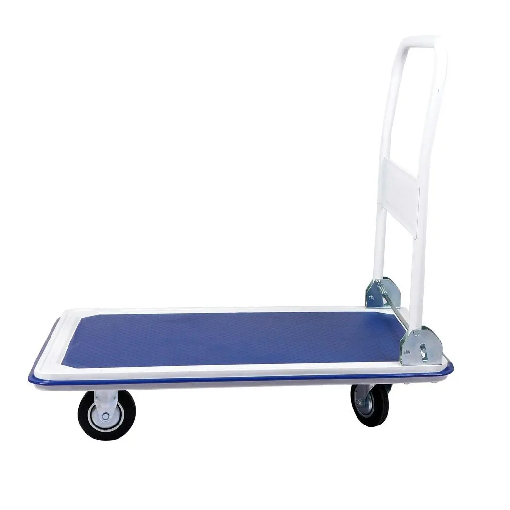 Traderight Folding Platform Trolley Hand Truck Foldable Cart Heavy Duty 300kg