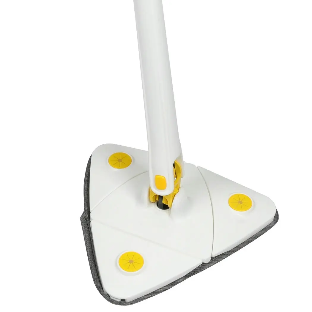 Cleanflo Spin Cleaning Mop 360° Rotatable Adjustable Multifunctional 5Pads White