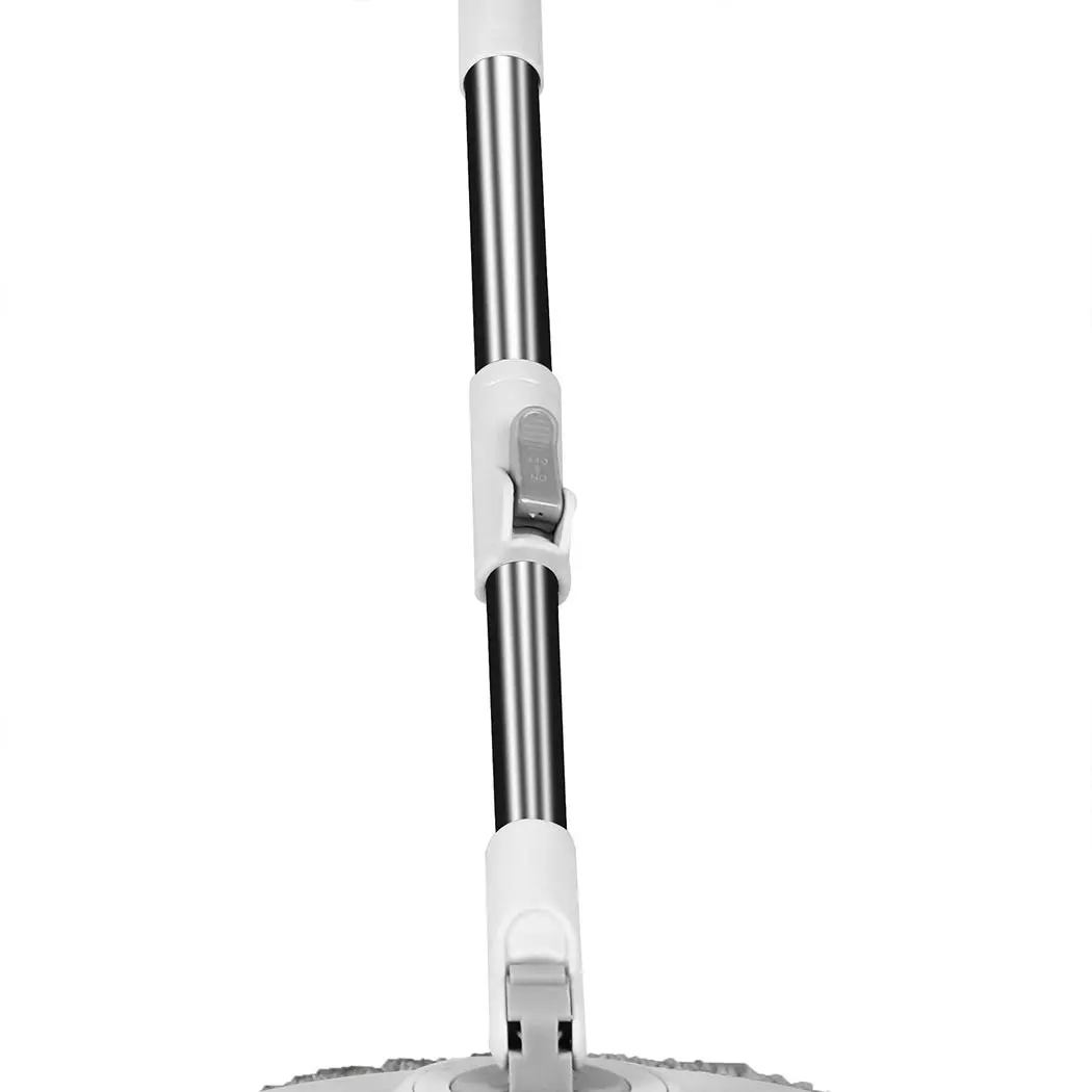 Cleanflo Spin Mop and Bucket Set Dry Wet 360° Rotating Floor Cleaning 2 Heads