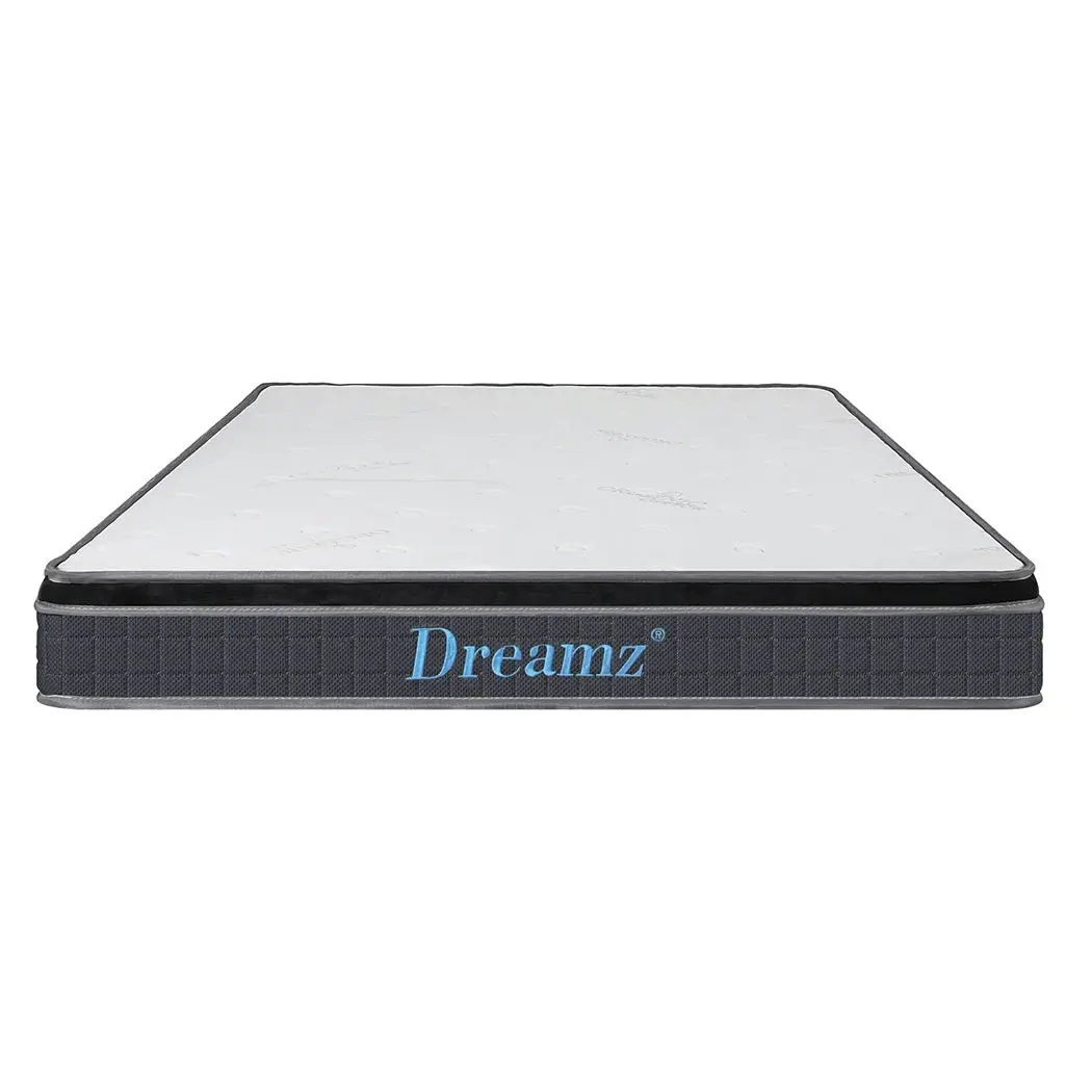 Dreamz Bedding Mattress Spring King Single Premium Bed Top Foam Medium Firm 18CM