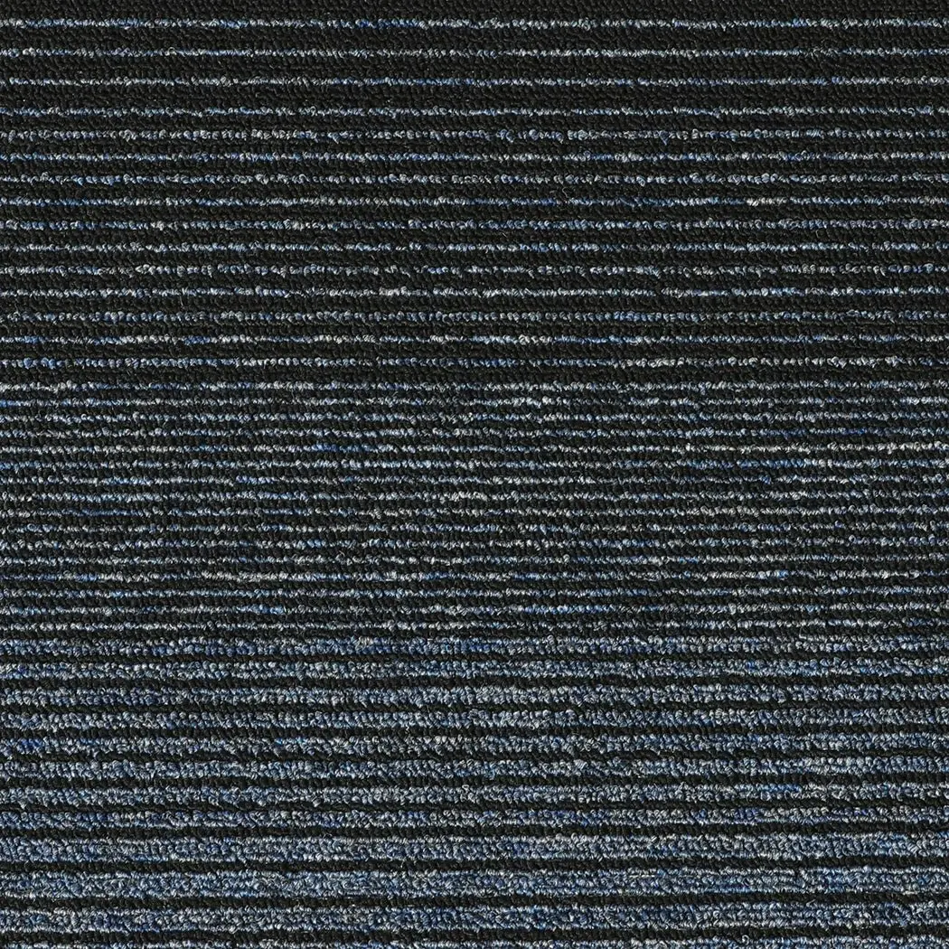 Marlow 20x Carpet Tiles 5m2 Box Heavy Commercial Gradient Blue Office Flooring