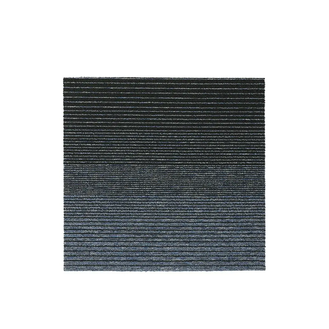 Marlow 20x Carpet Tiles 5m2 Box Heavy Commercial Gradient Blue Office Flooring