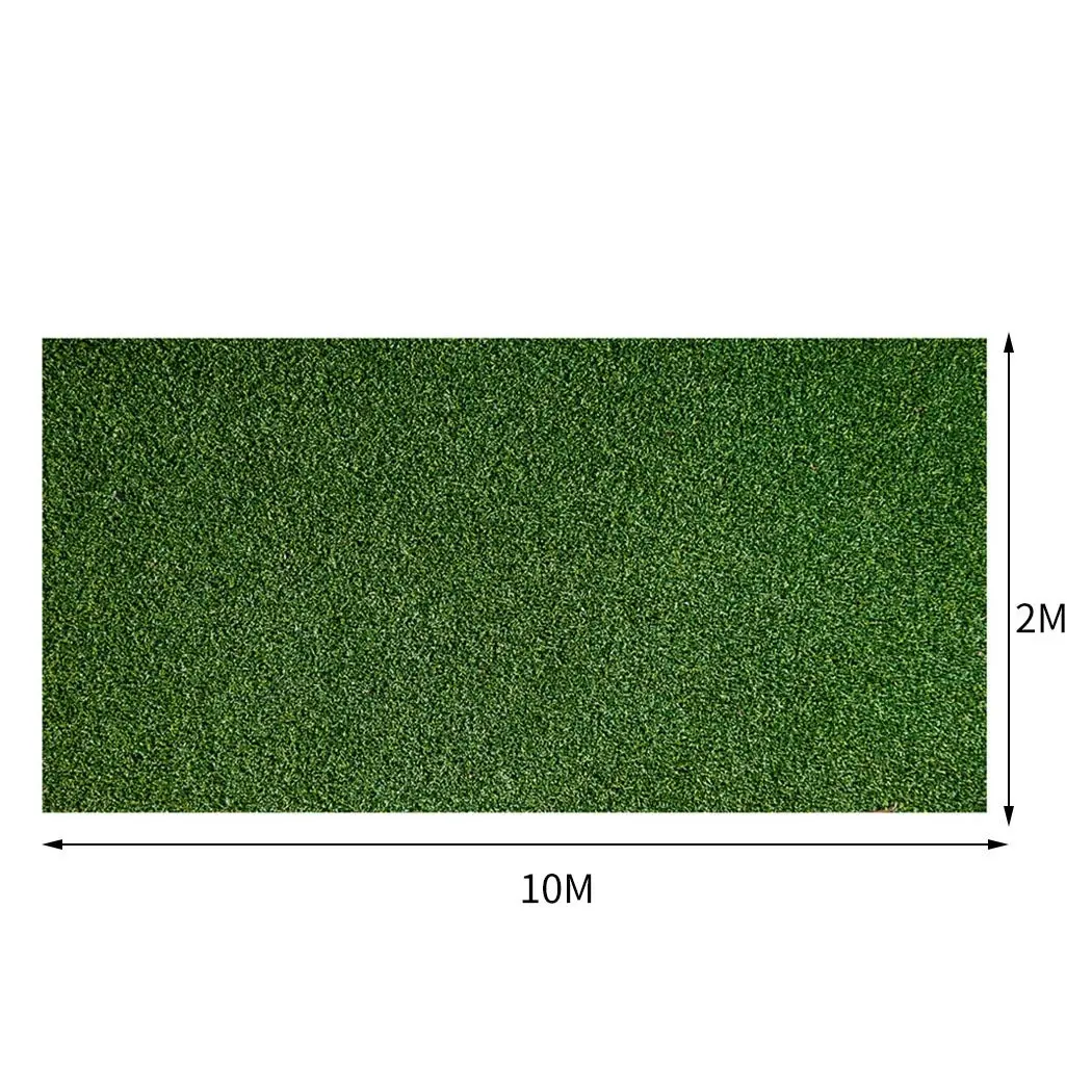 Marlow Artificial Grass Synthetic Turf Fake Plastic Plant 17mm 40SQM Lawn 2x10m