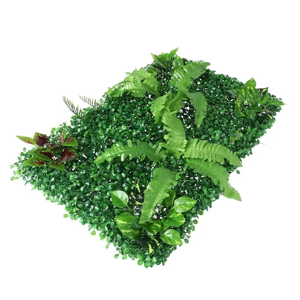 6x Marlow Artificial Hedge Grass Plant Hedge Fake Garden Green Wall Mat Fence