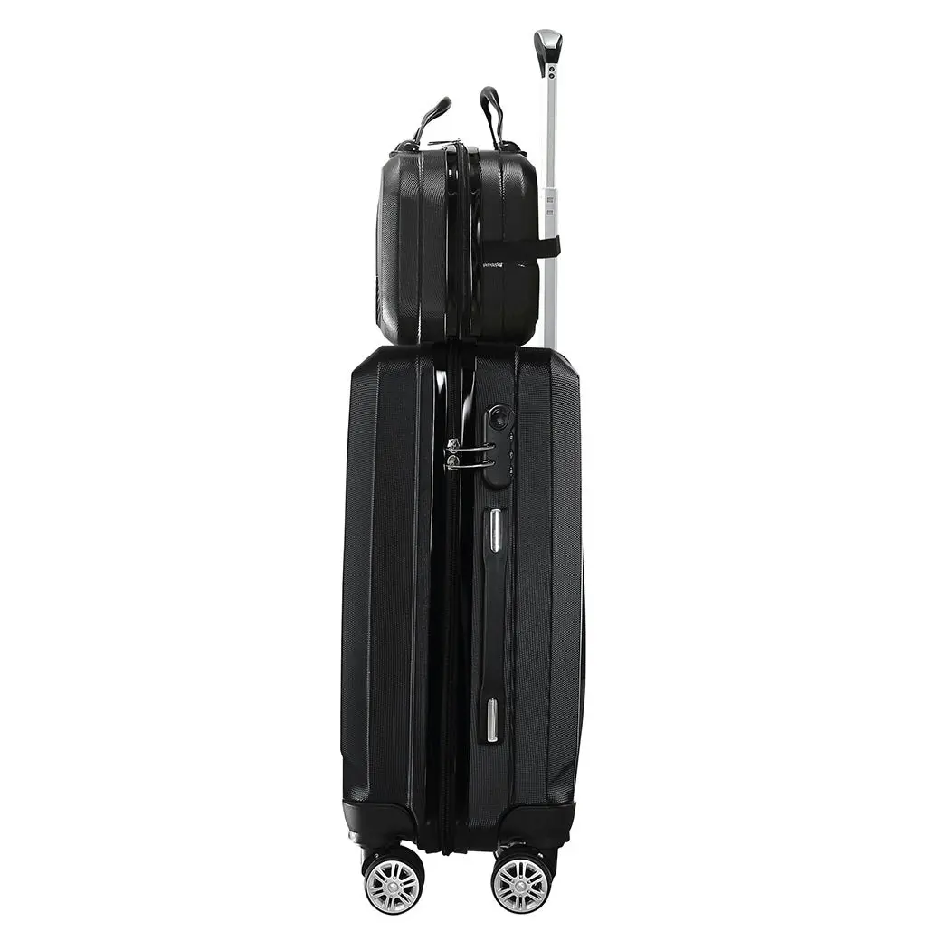 Slimbridge 2PCS Luggage Suitcase Trolley Set Travel TSA Lock Storage Hard Case