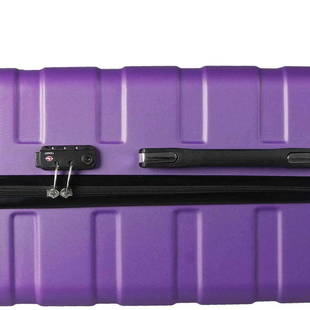 Slimbridge 28" Luggage Case Suitcase Travel Packing TSA Lock Hard Shell Purple