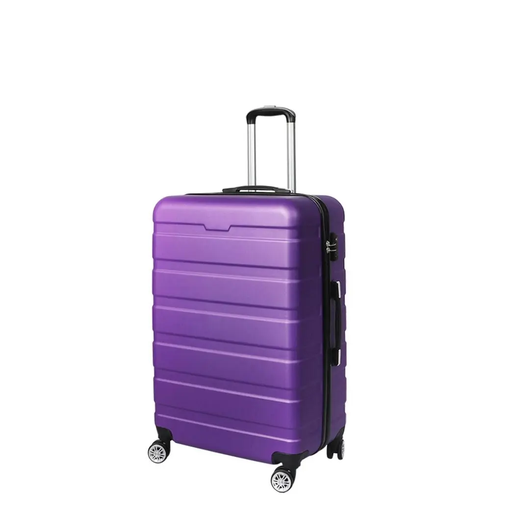 Slimbridge 28" Luggage Case Suitcase Travel Packing TSA Lock Hard Shell Purple