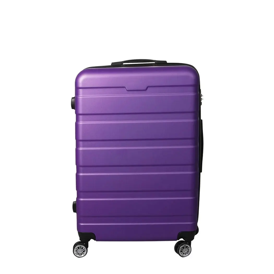 Slimbridge 28" Luggage Case Suitcase Travel Packing TSA Lock Hard Shell Purple