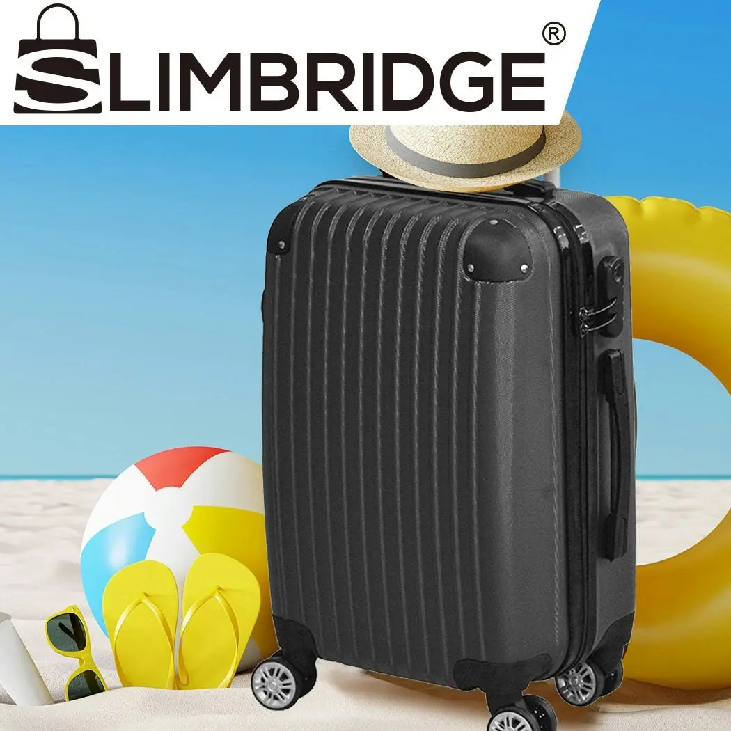 Slimbridge 24" Luggage Suitcase Code Lock Hard Shell Travel Carry Bag Trolley