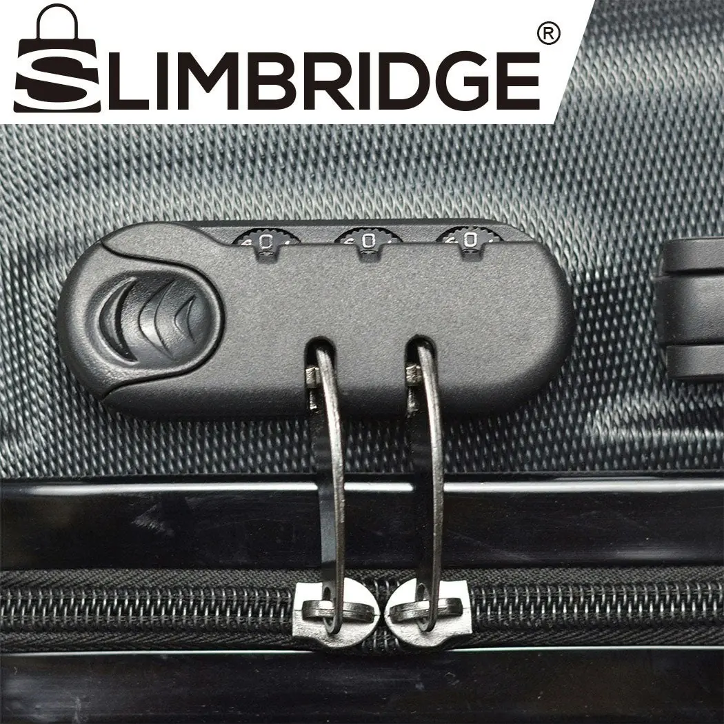 Slimbridge 24" Luggage Suitcase Code Lock Hard Shell Travel Carry Bag Trolley