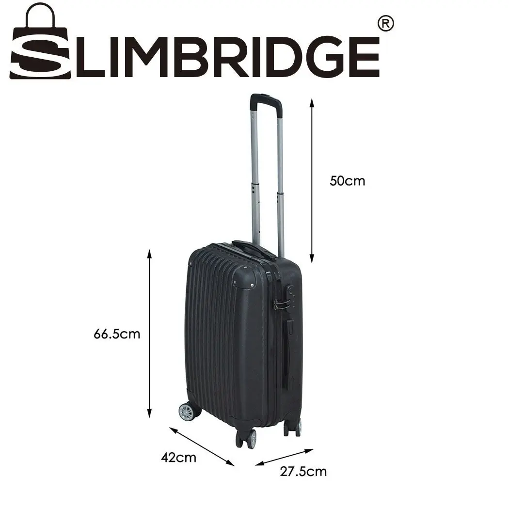 Slimbridge 24" Luggage Suitcase Code Lock Hard Shell Travel Carry Bag Trolley