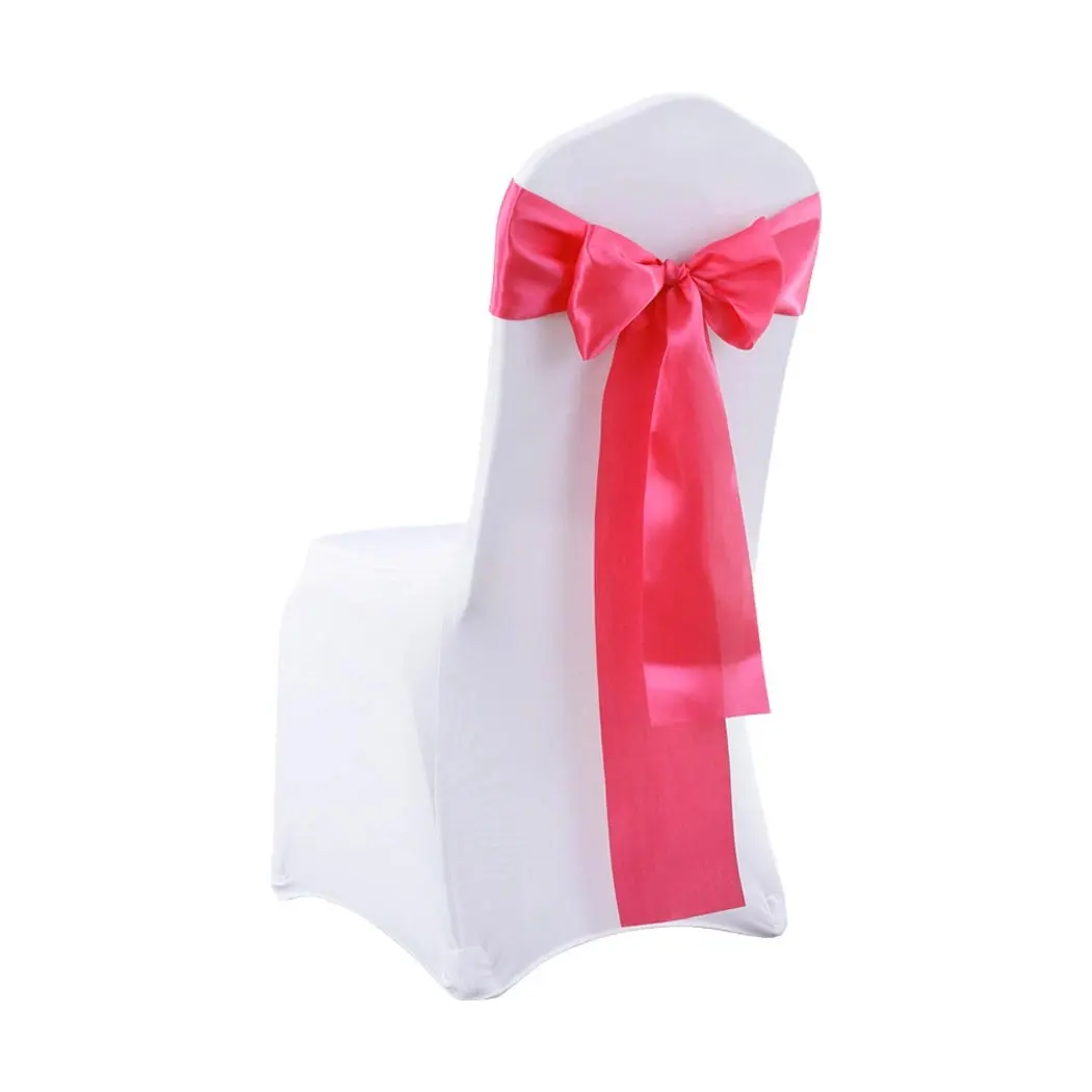 Traderight Group  50x Satin Chair Sashes Cloth Cover Wedding Party Event Decoration Table Runner