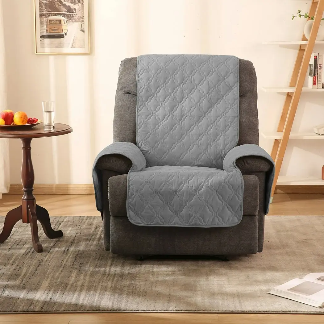 Marlow Recliner Sofa Slipcover Protector Mat Massage Chair Waterproof L Grey