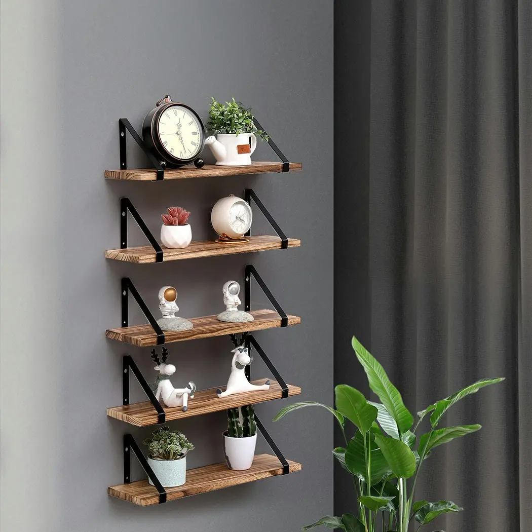 Levede Floating Shelf DIY Hanging Shelves Wall Mounted Storage Display 43*12cm