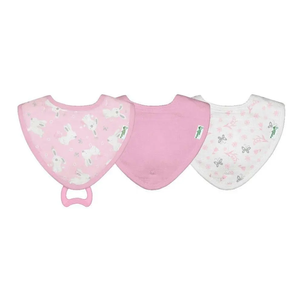 Green Sprout | Bibs Muslin Stay-Dry Teether made from Organic Cotton (3pack)