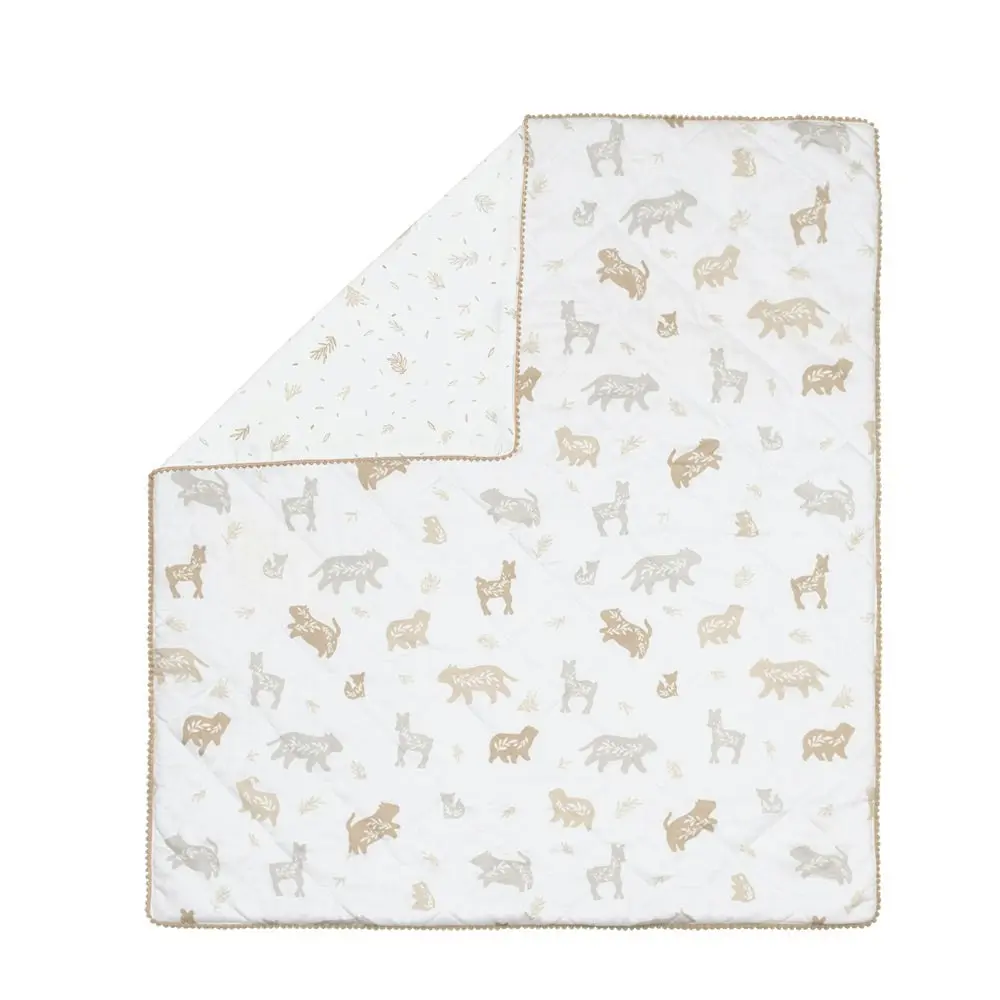 Lolli Living | Quilted Cot Comforter - Bosco Bear