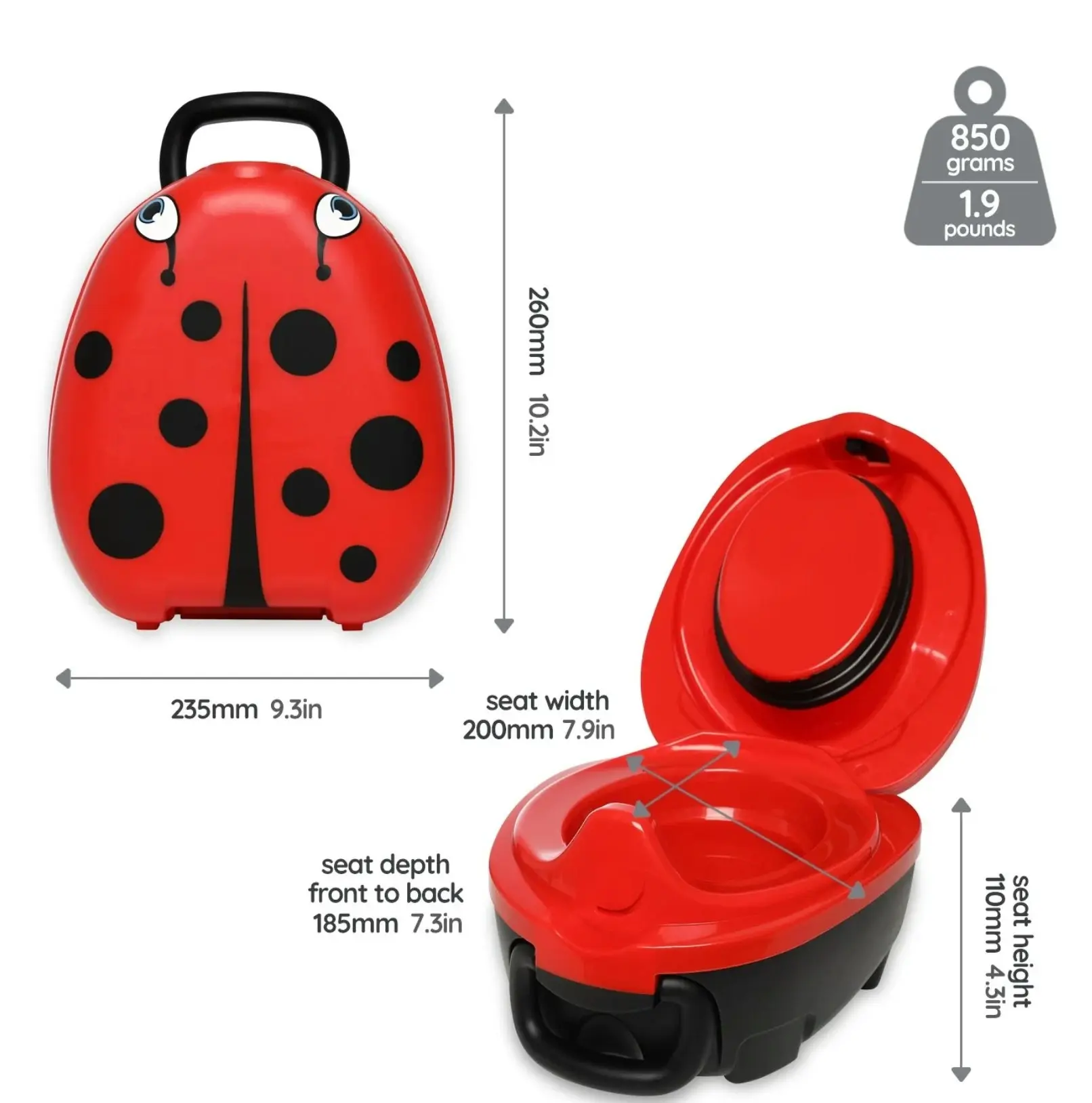 My Carry Potty - Ladybug