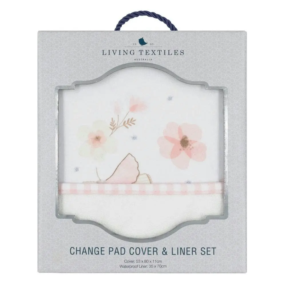 Living Textiles | Change Mat Cover and Liner - Butterfly Garden