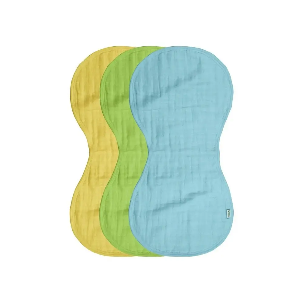 i.Play | Muslin Burp Cloths made from Organic Cotton (3pk)