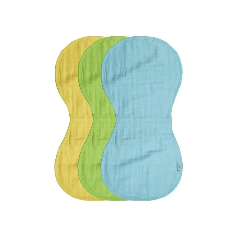 i.Play | Muslin Burp Cloths made from Organic Cotton (3pk)