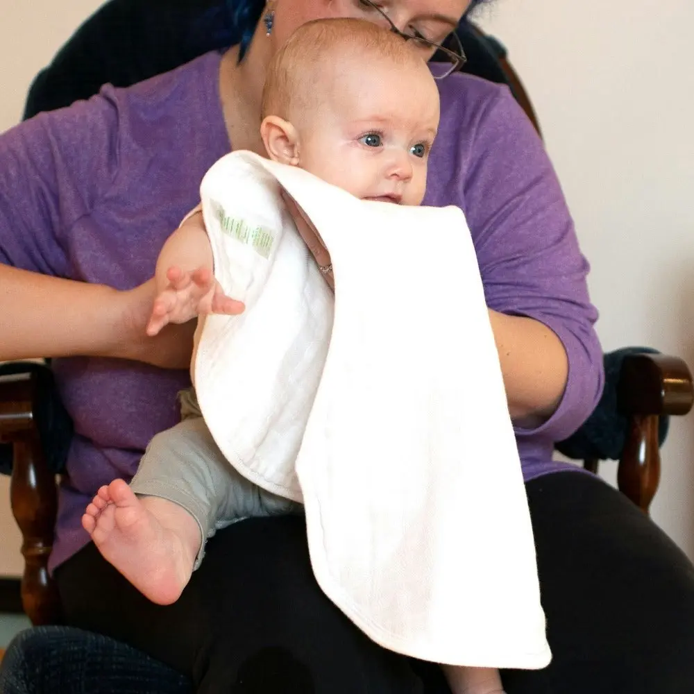 i.Play | Muslin Burp Cloths made from Organic Cotton (3pk)