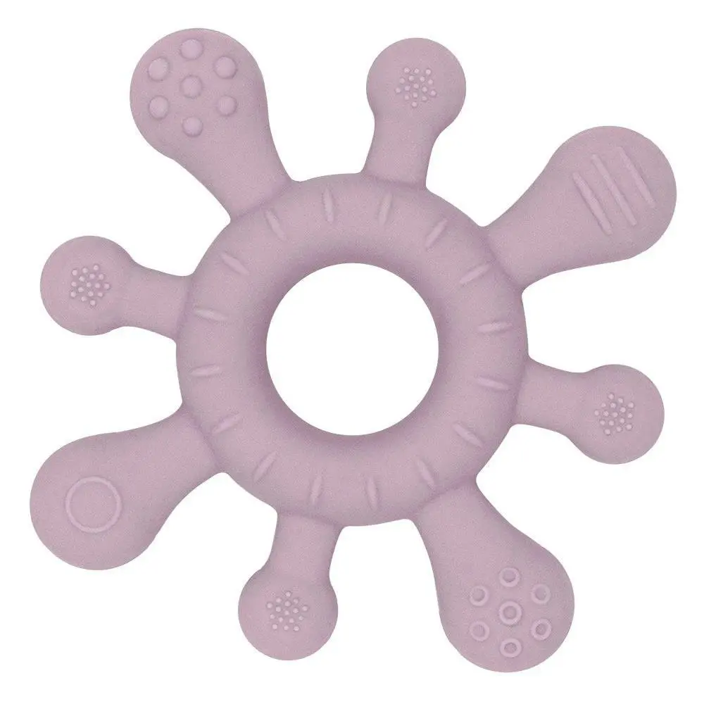 Playground by Living Textiles | Silicone Splash Teether - Dusty Mauve