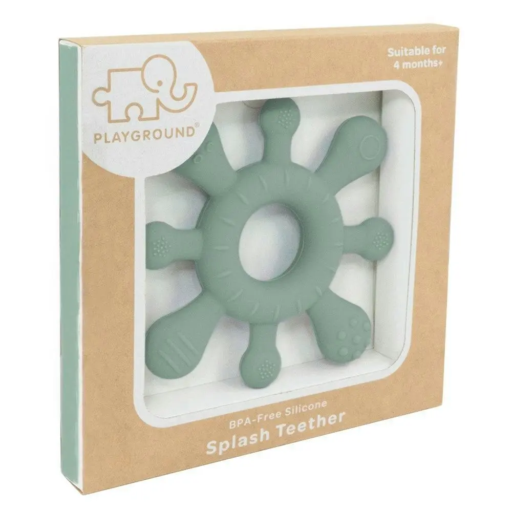 Playground by Living Textiles | Silicone Splash Teether - Sage