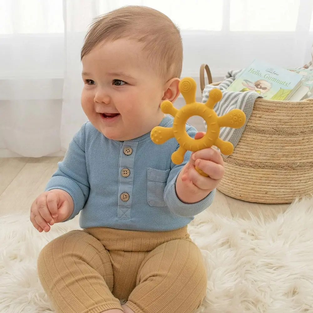 Playground by Living Textiles | Silicone Splash Teether - Sunshine