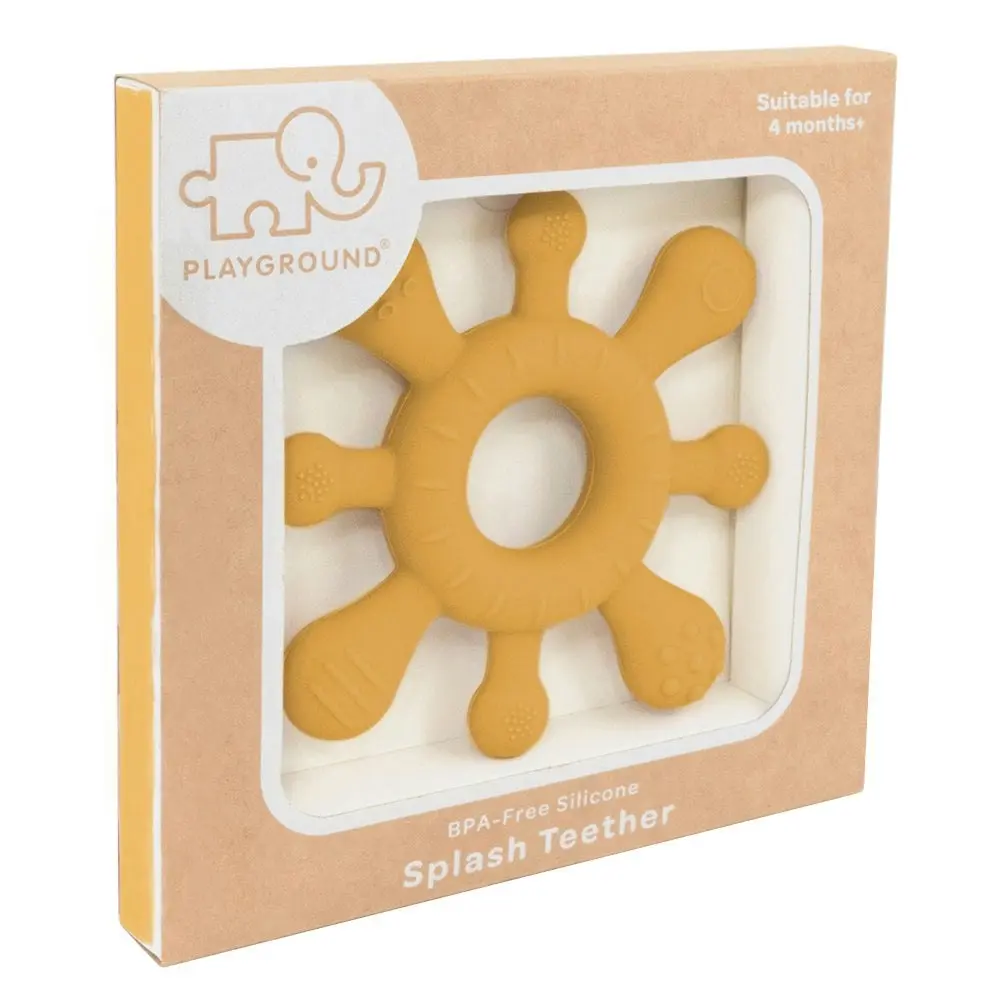 Playground by Living Textiles | Silicone Splash Teether - Sunshine