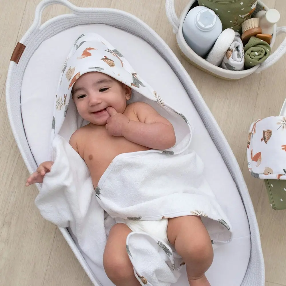 Living Textiles | 5-Piece Baby Bath Gift Set - Forest Retreat