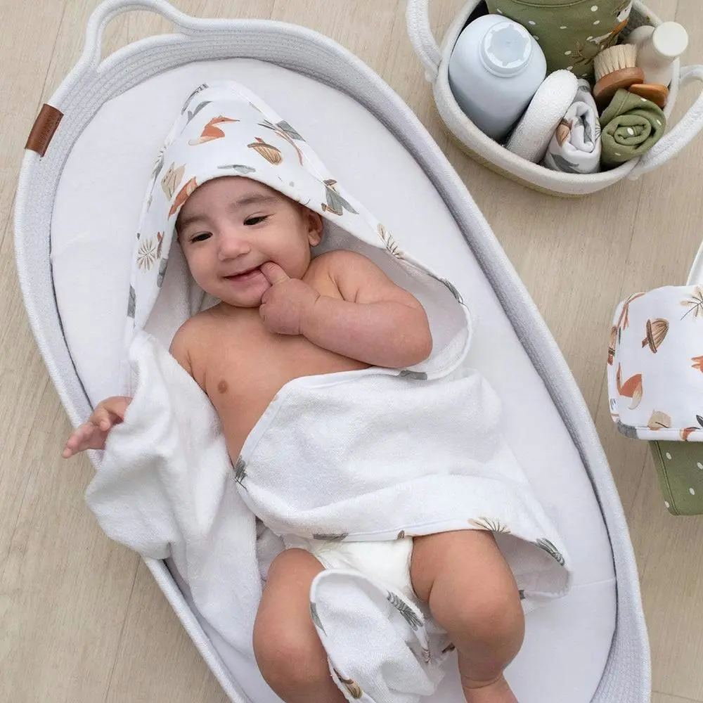 Living Textiles | 5-Piece Baby Bath Gift Set - Forest Retreat