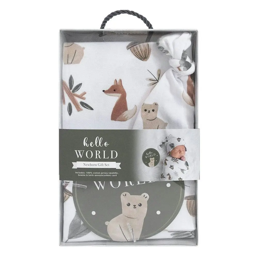 Living Textiles | Hello World Gift Set - Forest Retreat