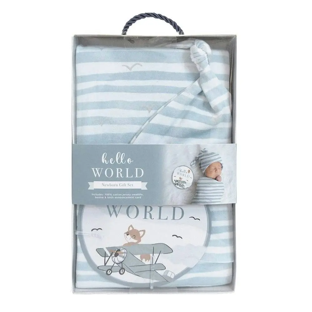 Living Textiles | Hello World Gift Set - Stripes