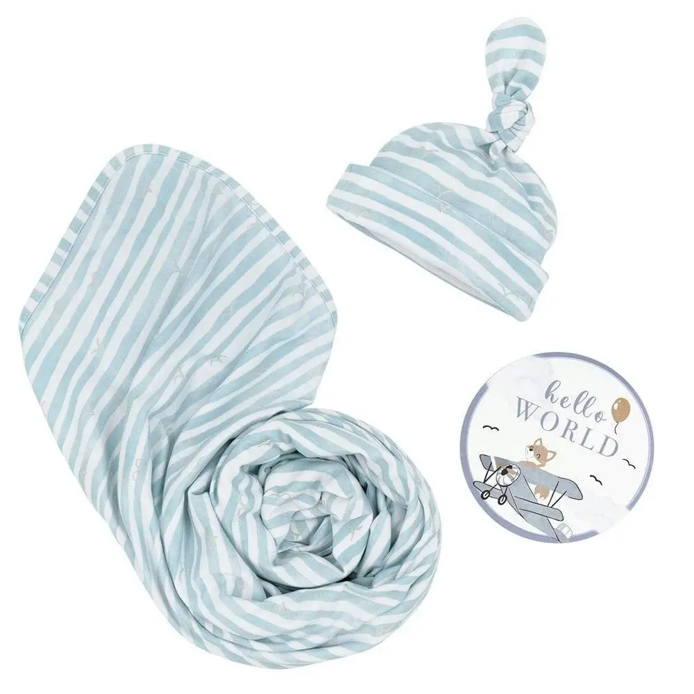 Living Textiles | Hello World Gift Set - Stripes