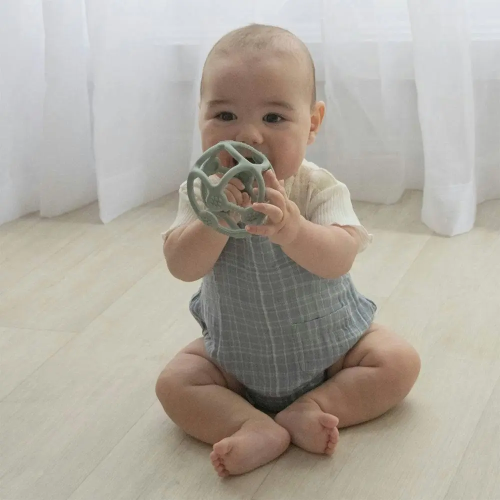 Playground by Living Textiles | Silicone Teething Ball - Sage