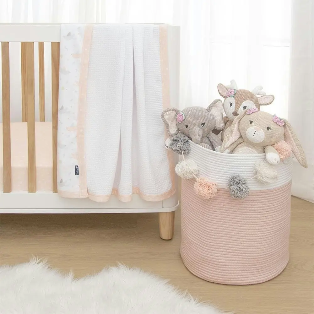 Living Textiles | Cot Waffle Blanket - Ava