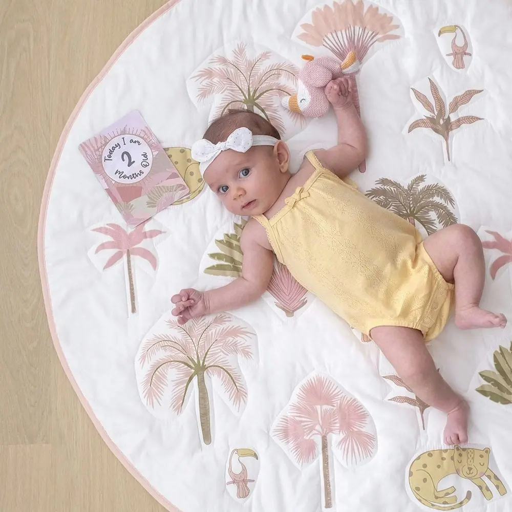 Lolli Living  | Playmat with Milestone Cards - Tropical Mia