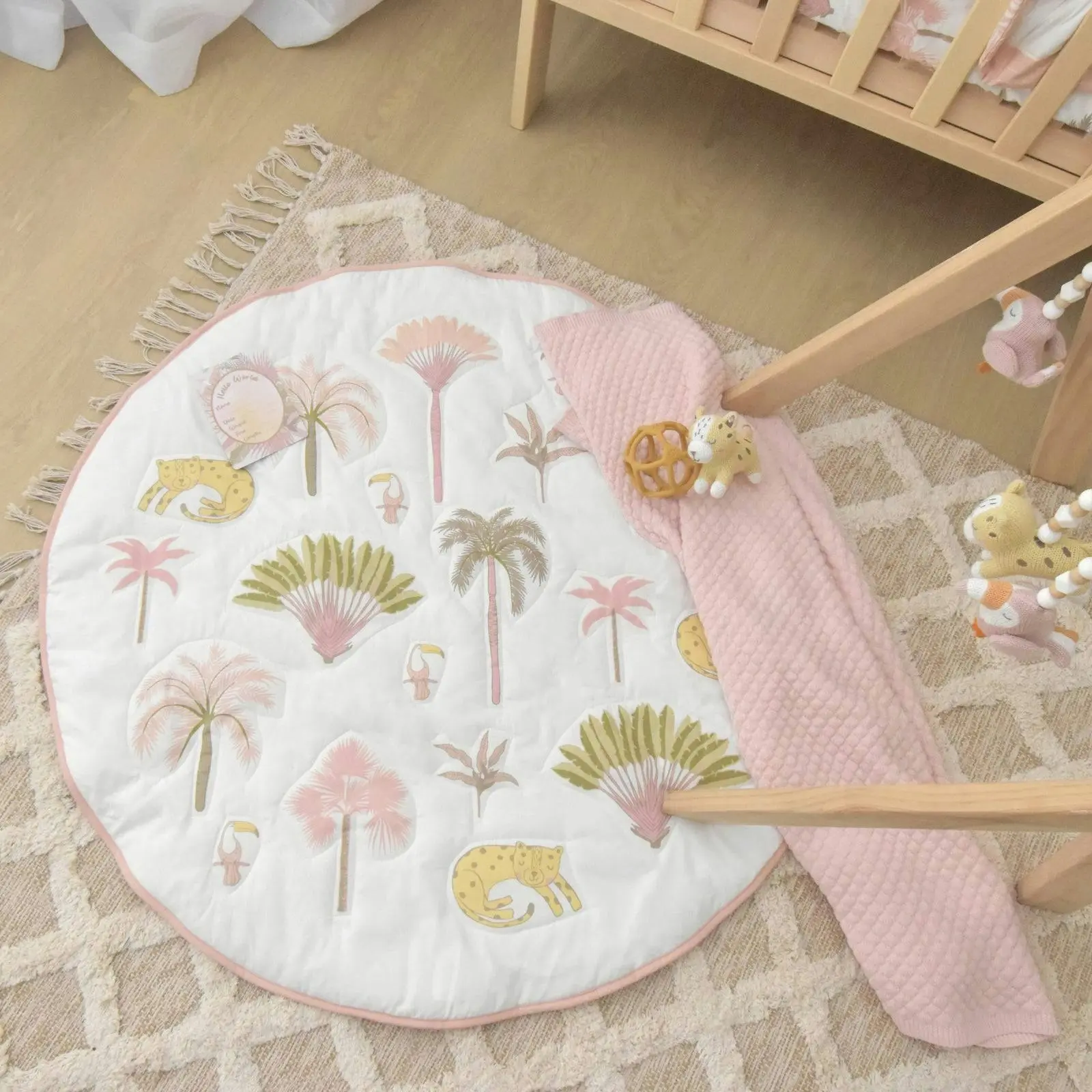 Lolli Living  | Playmat with Milestone Cards - Tropical Mia