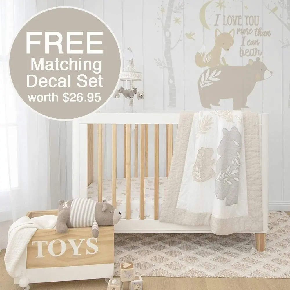 Lolli Living | 4-Piece Nursery Set - Bosco Bear