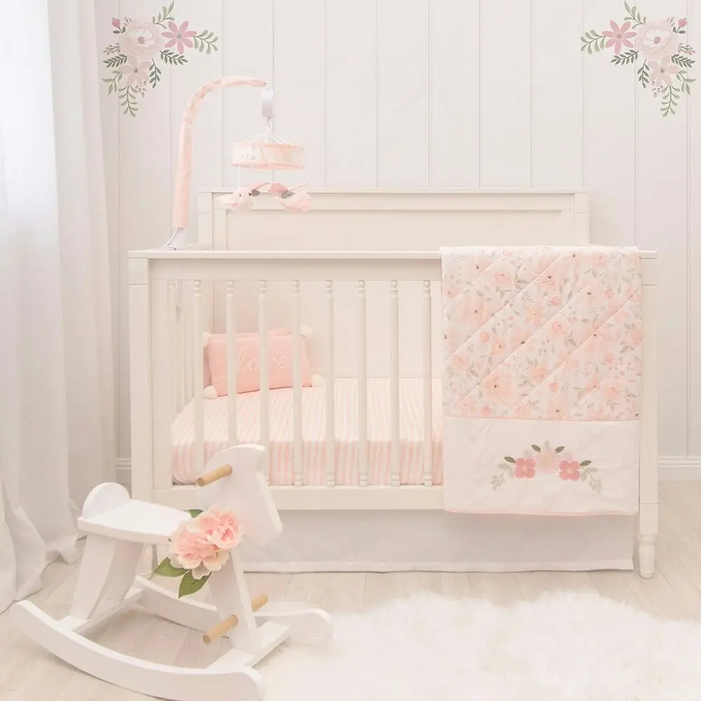 Lolli Living | 4-Piece Nursery Set - Meadow + Free Matching Decal Set