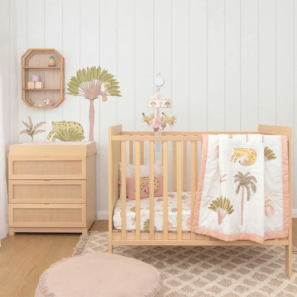 Lolli Living | 4-Piece Nursery Set - Tropical Mia + Free Matching Decal Set