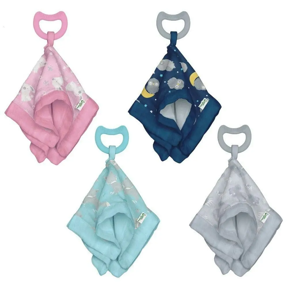 i.Play |  Blankie Teether made from Organic Cotton - 3months+