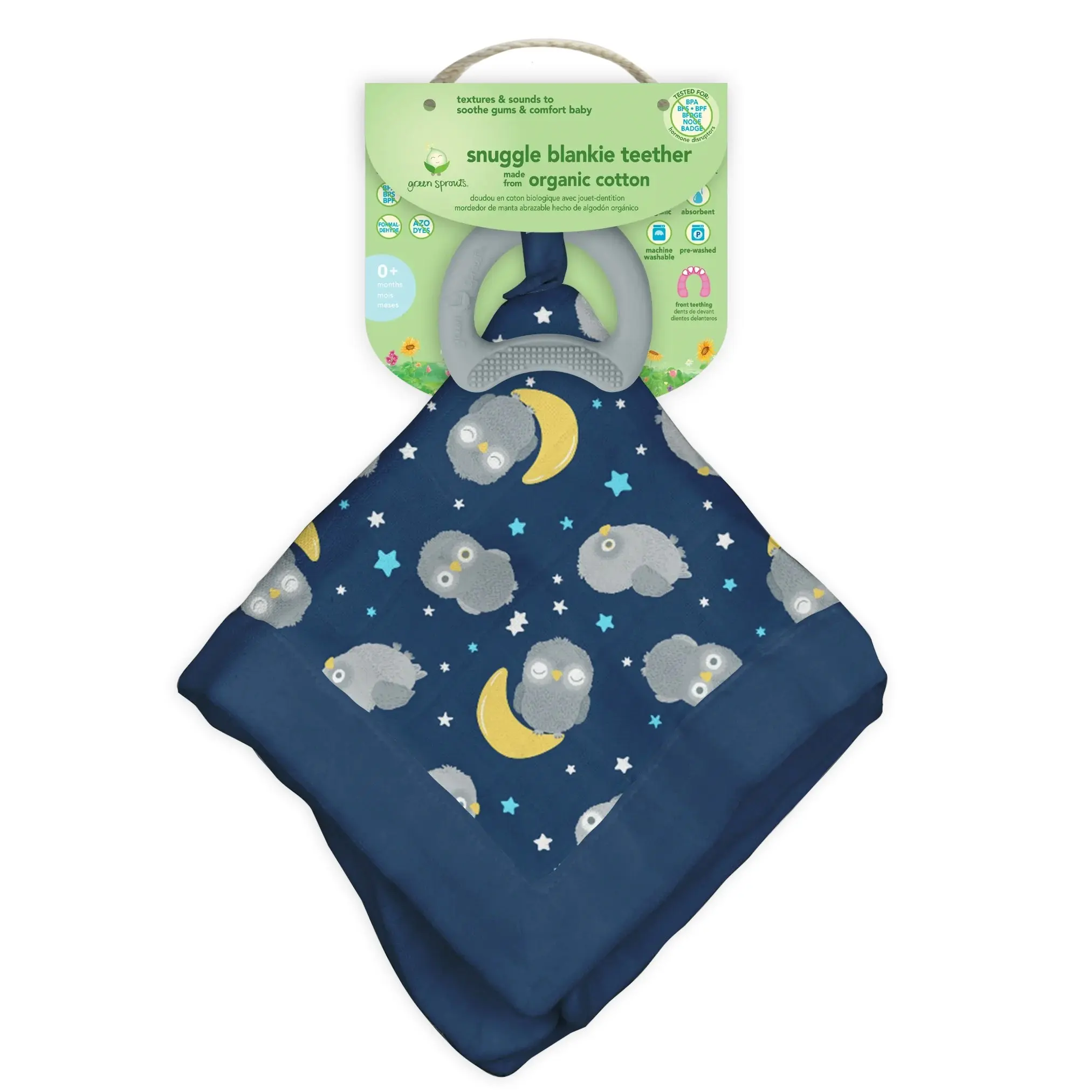 i.Play |  Blankie Teether made from Organic Cotton - 3months+