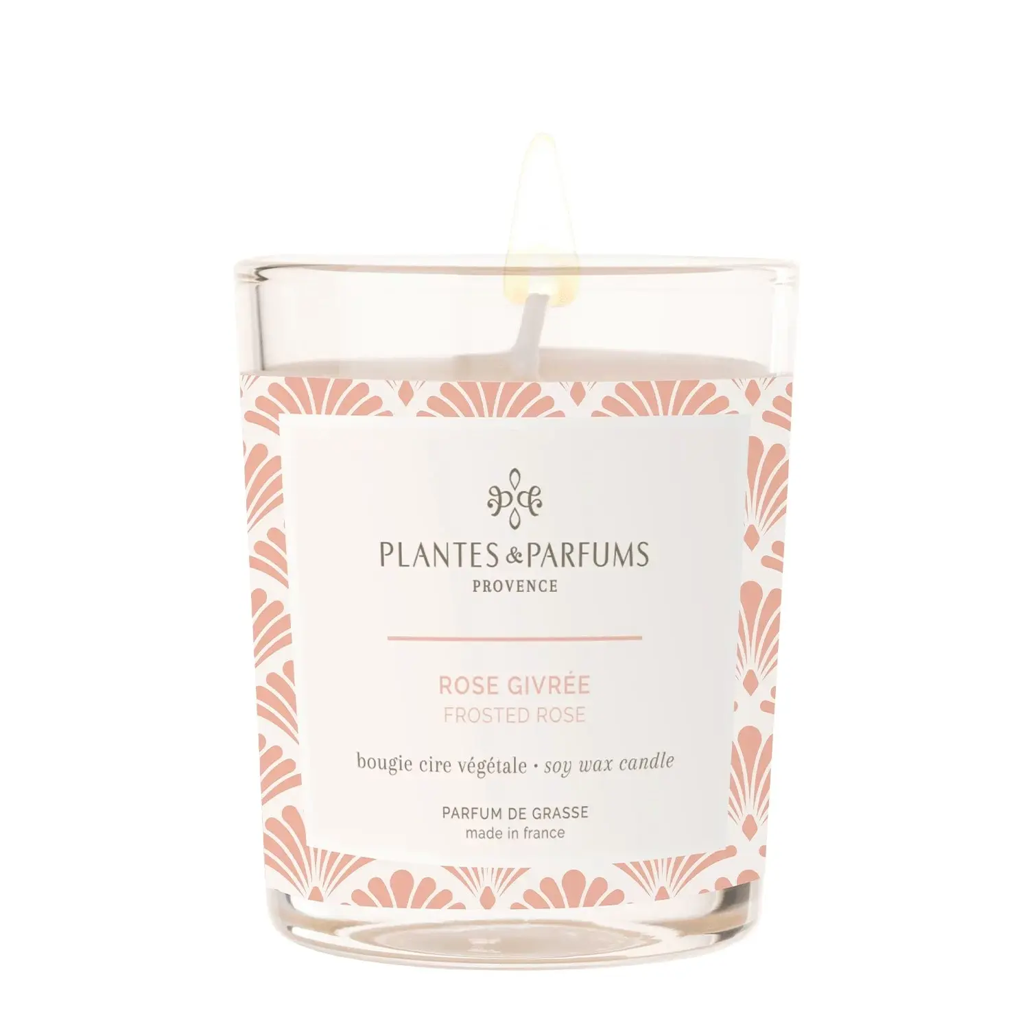 Plantes & Parfums | 75g Handcrafted Perfumed Candle - Frosted Rose